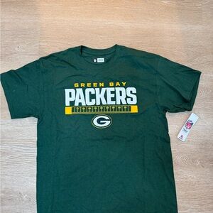 Green Bay Packers NFL Men's Green Short Sleeve Tee Shirt Large